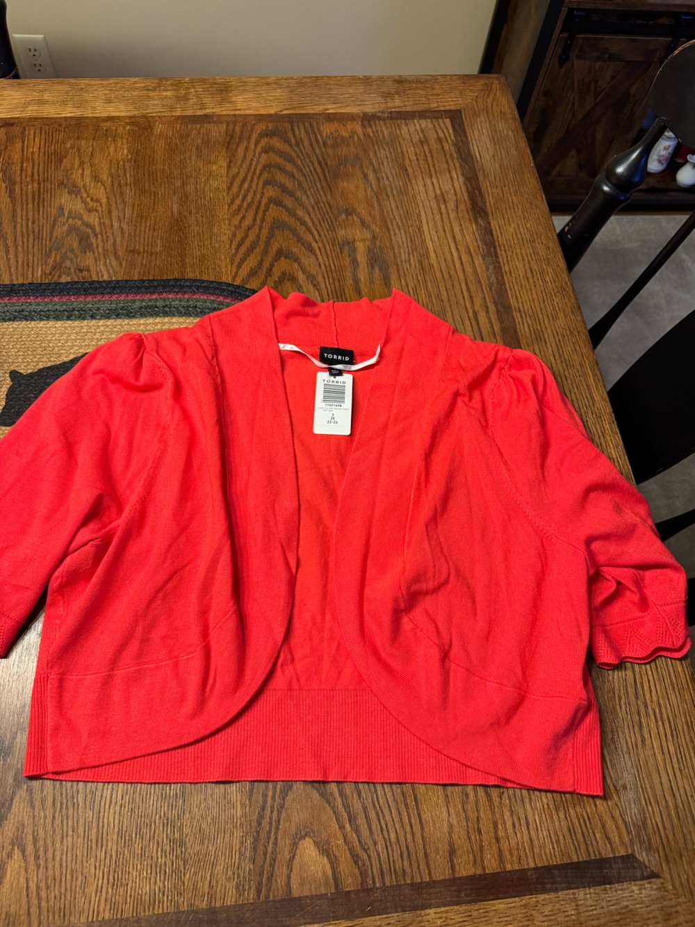 torrid Bright Red Short Sleeve Knit Top